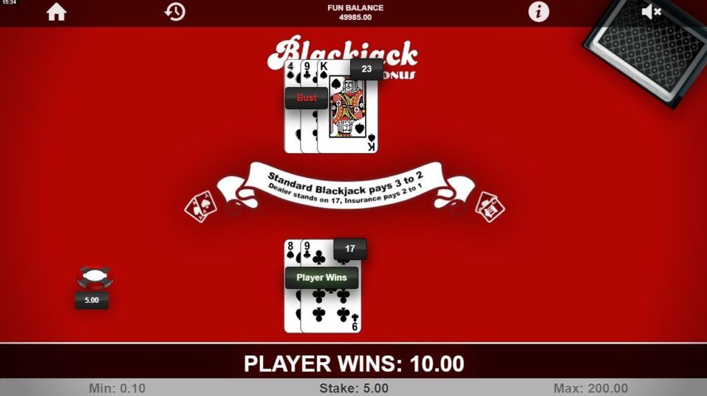 Blackjack Bonus（ブラックジャック・ボーナス）